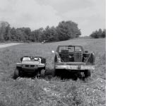 (HOME) 2 trucks, large and small